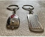  Páros kulcstartó -Billentyű+Egér - Szerelmes ajándékok - Páros ajándékok (205106)