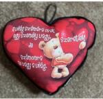  Kicsi szív párna-A világ számára - Szerelmes ajándék - Valentin napi ajándék (P182)