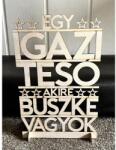  Dekor tábla - Egy igazi Tesó - Ajándék ötlet testvérnek (DT015)