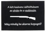  Lábtörlő-Vadászos - Ajándék ötlet vadásznak (L012)
