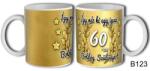  Bögre - Így néz ki egy igazi 60 Boldog szülinapot - Születésnapi bögre (B123 05.26)