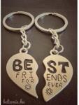  Kulcstartó - Best Friends - Ajándék ötlet Barátnőnek (10160B)