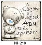  Hűtőmágnes-A legjobb apa - Ajándék Apának - Apák napi ajándék (NH219)
