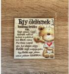  Hűtőmágnes Egy ölelésnek - Szerelmes ajándék - Valentin napi ajándék (NH110)