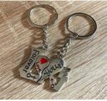  Páros kulcstartó - Love felirat - Szerelmes ajándékok - Páros ajándékok