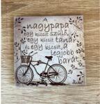  Hűtőmágnes A nagypapa egy kicsit szülő - Ajándék Nagypapának (NH221)