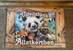  Lábtörlő - Üdvözlünk az Állatkertben! - Vicces ajándék (LA087)
