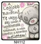  Hűtőmágnes-A legjobb barátnő - Ajándék ötlet barátnőnek (NH112)
