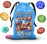  Merész húzás - Apa nap feladatok - Kék - Vicces Ajándék Apának (MHZ011T)