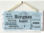  Kicsi Dekor Tábla - Horgász becsület - Horgász ajándék (TB039)
