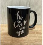  Bögre színváltós - I'm in love felirat - Szerelmes ajándék - Valentin napi ajándék napi (BSZ003)