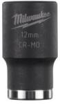  Gépi dugókulcs 3/8" 12 mm CrMo MILWAUKEE (4932478011)