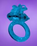 ToyJoy Flutter Ring - Pillangós péniszgyűrű (kék)