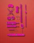 Ouch Intermediate Bondage Kit - Bondage szett (pink)