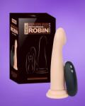 Shequ Robin - Távirányítós vibrátor (17, 6cm)