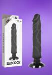 Basecock - Realisztikus vibrátor tapadókoronggal (20cm) - fekete