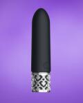 Royal Gems Imperial - Akkus mini vibrátor (fekete)
