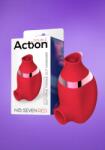 Action Actixon Nr. 7 - Akkus, orális csiklóizgató vibrátor (piros)