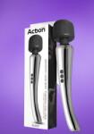 Action Silver Wand - Akkus masszírozó (ezüst)