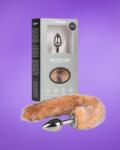 EasyToys Fox Tail No. 7 - Análdugó rókafarokkal (ezüst)
