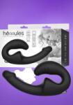 INTOYOU Herrules - Tartópánt nélküli felcsatolható vibrátor (fekete)
