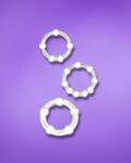 Beast Rings - Péniszgyűrű szett (áttetsző) - 3db
