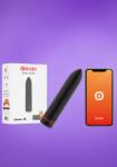 Oninder - App-os mini vibrátor (fekete)