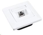 Solarix aljzat CAT6 STP 1 x RJ45 süllyesztett fehér SX9-1-6-STP-WH (23100098)