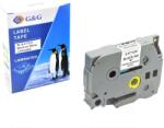 G&G Banda Laminata G&G Compatibil TZE-S231 12mm x 8mm Black White (TZE-S231CGG)