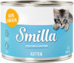 Smilla 6x200g Smilla Kitten csirke nedves kölyökmacskatáp