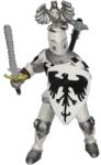 Papo Figurina Papo - Personaje medievale, Cavaler cu Pene Alb Figurina