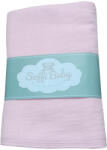 Soffi Baby Baby takaró muszlin dupla rózsaszín 70x90cm - babamarket