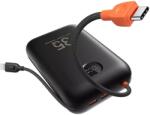 VEGER powerbank 30000 mAh beépített kábelekkel Type C / Lightning PD QC3.0 35W K3 (W3018) fekete