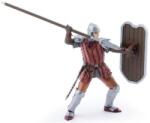 Papo Figurina Papo - Personaje medievale, Cavaler cu sulita si scut rosu Figurina