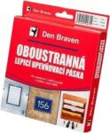 Den Braven Kétoldalas ragasztó-rögzítőszalag 15x1mmx10 m RL dobozban (B5201RL)