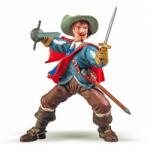 Papo Figurina Papo - Personaje istorice, Muschetarul Athos Figurina