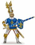 Papo Figurina Papo - Personaje medievale, Cavaler crin albastru Figurina