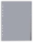 Optima Index plastic gri, A4, 120 microni, numeric 1-31, Optima (OP-5131120131) - vexio