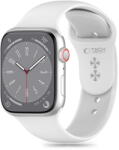 Tech-Protect Silicone Apple Watch 6 / 7 / 8 / 9 / 10 / Se (40 / 41 / 42 Mm) White - vexio