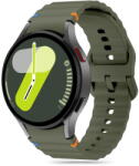 Tech-Protect Silicone Sport Samsung Galaxy Watch 4 / 5 / 5 Pro / 6 / 7 / Fe Army Green - vexio