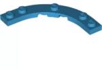LEGO® 80015c153 - LEGO sötét azúr lap, 5 x 5 méretű, 4 x 4-es kivágással (80015c153)