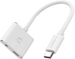  Adapter audio USB-C to mini jack 3.5mm i USB-C Cygnett Essential (white) (CY2866PCCPD)