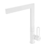 FDesign Baterie bucatarie FDesign Zaffiro alb mat monocomanda (FDSFD1-ZFR-4-33)