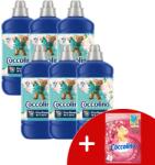 Coccolino Water Lily & Pink Grapefruit Öblítő koncentrátum 306 mosás 6x1275ml + Ajándék Coccolino Illatpárna
