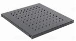 Legrand Rackszekrény polc - 2U-19", 4ponton rögzíthető, állítható, 435mm szél. (1000 mély szekrényekhez), max: 50 kg, Fekete) (E4S2U65A) - pixel