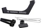 Shimano tárcsafék adapter, SM-MA-R160 hátsó, FM-PM160, flat mount vázra, alu, fekete