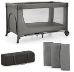 KinderKraft Utazóágy Joy 2 Dark grey - vitalcafe