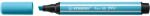 STABILO Filctoll, 1-5 mm, vágott hegy, STABILO "Pen 68 MAX", azúrkék (TST76857) - tintasziget