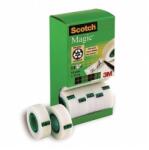 3M Ragasztószalag, 2 db ajándék, 19 mm x 33 m, 3M SCOTCH "Magic tape 810 (LPM81933) - tintasziget