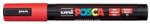uni Dekormarker, 1, 8-2, 5 mm, UNI "Posca PC-5M", piros (TUPC5MP) - tintasziget